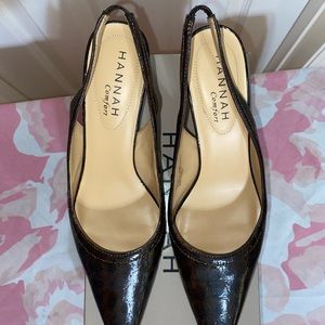 Chocolate Sling Heel